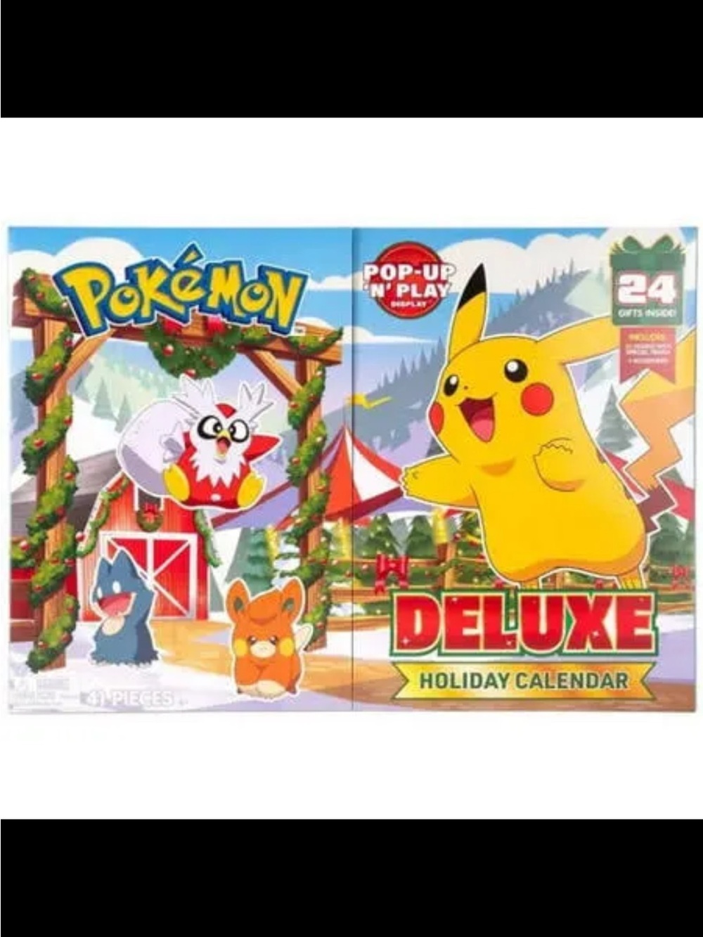 New Pokemon 2025 Holiday DELUXE Advent Calendar (20 Figures & 4 Accessories)